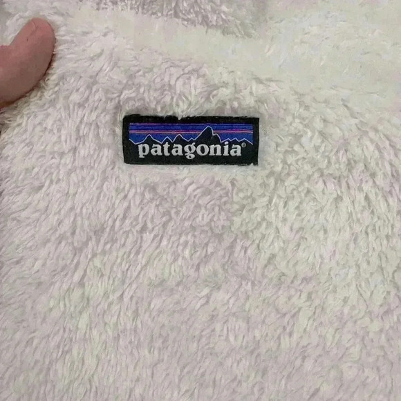 Patagonia Womens Los Gatos White/Cream Fleece Jacket Women’s Size Small - Picture 4 of 7